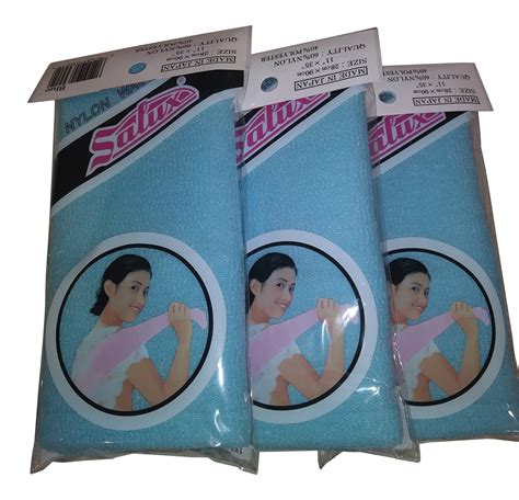 salux nylon japanese wash cloth